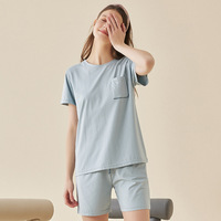 Échantillon Gratuit Vente en Gros Pyjamas pour l'Hiver Robe de Nuit Pyjama Femme Nuisette Femme Ensembles de Nuit pour Femme