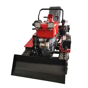 Heißer Verkauf 25 PS Mini-Raupen traktor Rotations fräse und Bulldozer für Bauernhof und Garten