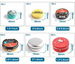 Contenedor de lata de pulido para calzado, logo personalizado en relieve, redondo, de metal - Product Image 5