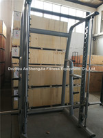 جهاز سميث متعدد الوظائف ASJ-A024 من ASJ FITNESS - هيكل من الألومنيوم قابل للتعديل ومتين للتمارين الشاملة للجسم