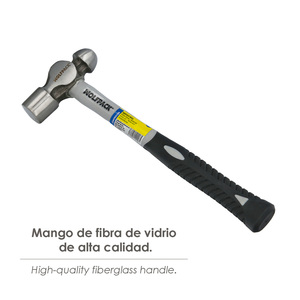 Martello a testa sferica da 650 grammi con manico in fibra di vetro - Product Image 3