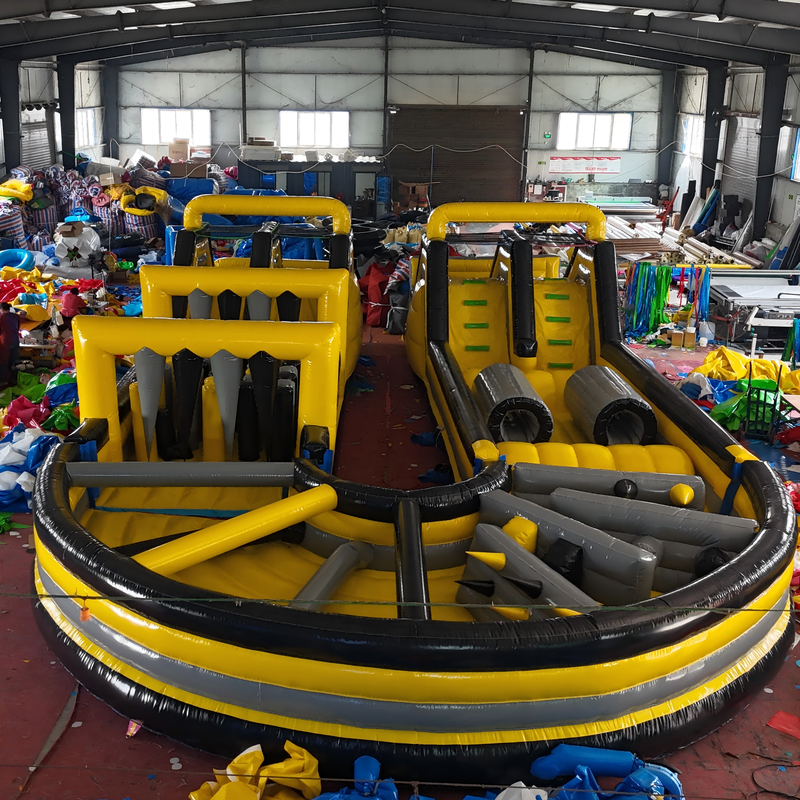Outdoor Inflatable Obstacle Course Customized Length