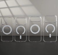 Coque de téléphone transparente pour iPhone 18 Pro Max, anti-rayures, avec charge rapide sans fil magnétique intégrée