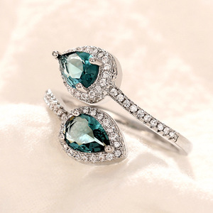 Anello a Goccia con Design Aperto, Stile Regolabile, Anello da Dito per Donne - Product Image 6