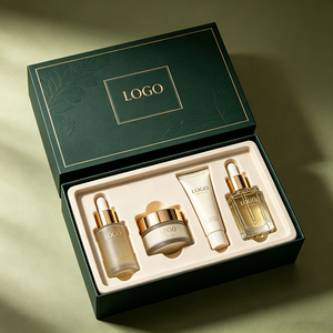 OEM Custom Cosmetic Gift Box with Molded <b>Pulp</b> Insert & Embossing - Eco-Friendly Rigid Lid and Base Packaging for Beauty Brands - Product Image 2