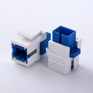 Adaptador de Fibra Óptica Dúplex SC del Fabricante, Acoplador de Interfaz LCSC, Módulo de Brida para Panel, Compatible con RoHS - Product Image 1