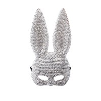 Nouveau Masque Personnalisable Haut de Gamme Orné de Diamants, Best-seller Transfrontalier Europe-Amérique, Idéal pour les Soirées d'Halloween et les Fêtes, Tendance