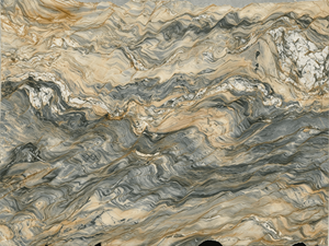Dalles de quartzite bleu fusion de luxe en soie brésilienne, polies, pour comptoirs et murs décoratifs - Product Image 3