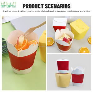 Caja de papel desechable de fideos y Doner <span class=keywords><strong>Kebab</strong></span> impresa personalizada Caja de envoltura de <span class=keywords><strong>Kebab</strong></span> y <span class=keywords><strong>kebab</strong></span> personalizada - Product Image 5