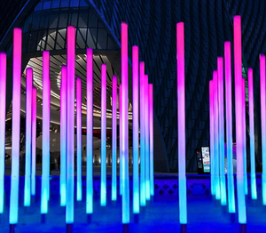 Colonne interactive changeante <span class=keywords><strong>de</strong></span> couleur pour décoration <span class=keywords><strong>de</strong></span> discothèque 1m RGB 360 Pixel Tube Indoor Outdoor Project dj Bar Lights - Product Image 2
