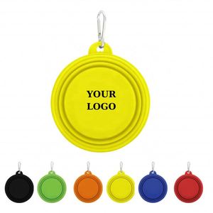 Tazones Redondos Plegables de ABS y TPE, Bandeja de Comida Portátil para Viajes, Taza Expandible para Dar de Beber a Mascotas, Accesorios para Perros, Senderismo al Aire Libre - Product Image 4