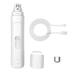 เครื่องตัดเล็บสัตว์เลี้ยงไฟฟ้า พร้อมไฟ LED เครื่องเจียรเล็บเสียงเบา ปลอดภัย ใช้สำหรับดูแลเล็บ - Product Image 1