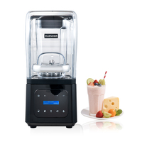 Presse-fruits professionnel silencieux Machine à smoothie commerciale Nutri Blender avec mélangeur noir