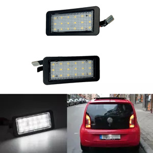 ไฟส่องป้ายทะเบียน LED 175มม. สำหรับ VW UP E UP 2012 2017แสงสีขาว ABS Pz216แบบฝัง - Product Image 1