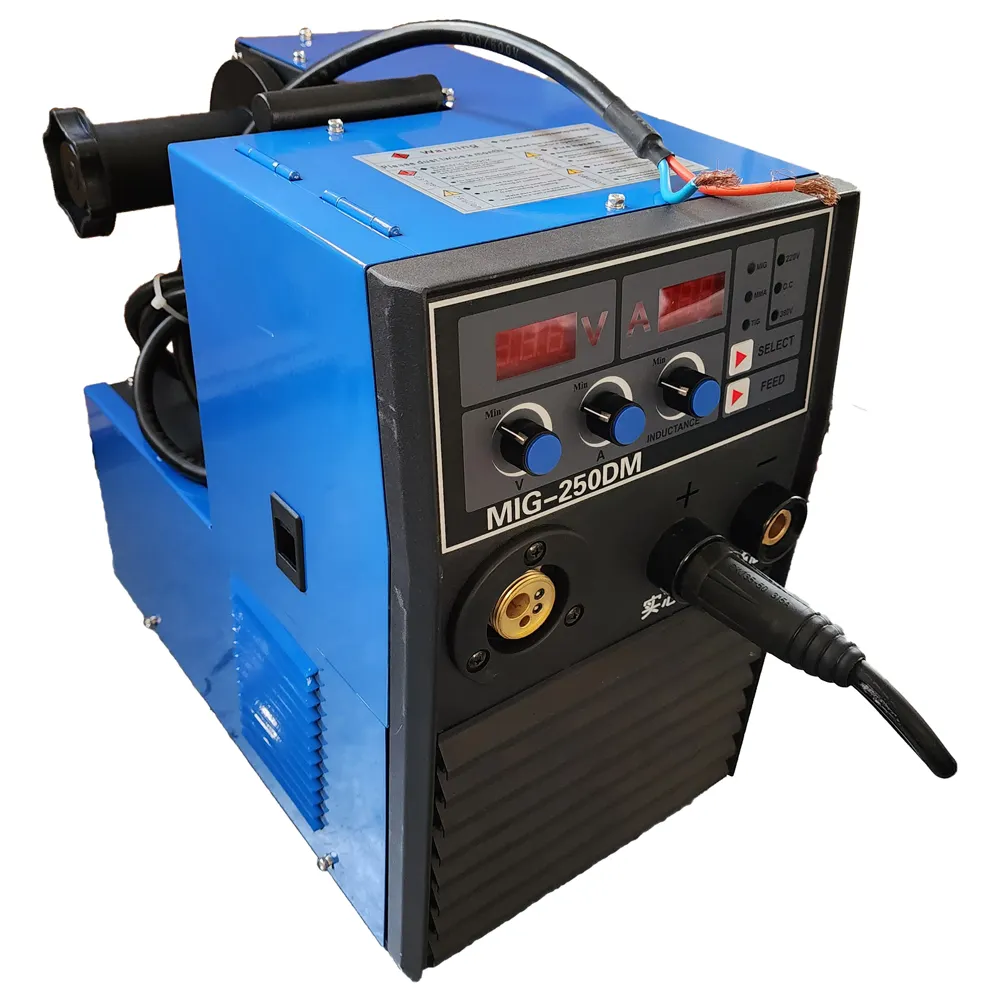 AITEL WelderNeed IGBT tegangan ganda, mesin Wedling MIG / Gasless MIG NBC250DM semua dalam 1 3 in 1 4 in 1 5 in 1 250amp 220v 380V pengumpan kawat