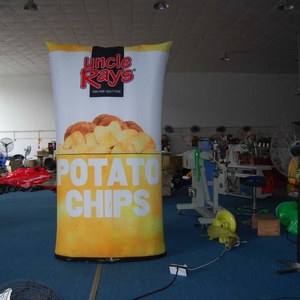 Réplica de Bolsa de Papas Fritas Inflable Personalizada, Modelo de Empaque Inflable Grande para Promoción de Marcas de Alimentos y Exhibición en Tiendas - Product Image 1