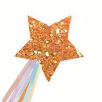 Baguettes Magiques Scintillantes Étoile Fée Princesse Ange pour Filles – Accessoires de Déguisement Colorés pour Anniversaire, Halloween, Ramadan, Remise de Diplôme – Tendance Mode