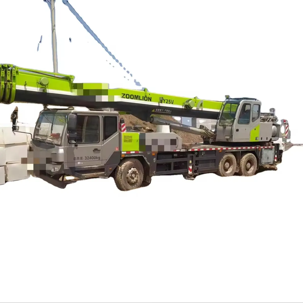 Zoomlion construction machine ZTC25 25Ton crane construction equipment strong power car crane all terrain crane