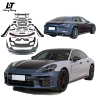 Kit carrosserie pour Porsche Panamera 971.1 2017-2020 Facelift vers 971.2 2023 style Turbo S avec calandre, capot, pare-chocs, Plug and Play