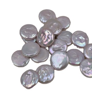 Pendientes de Perlas de Agua Dulce Naturales Barrocas de 18 mm, Hechos a Mano, con Partículas Grandes, Colgante Disperso, Joyería DIY con Fuerte Brillo - Product Image 5