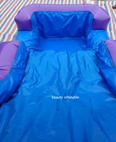 Château gonflable commercial avec toboggan pour enfants, certifié CE, garantie 3 ans, en PVC, 500