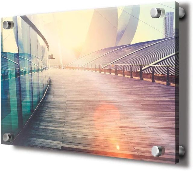 Custom Acrylic Thermal Transfer Printed Painted Enamel Poster Polished Technique Lenticular Sheets Rectangle Anime Wall Decor