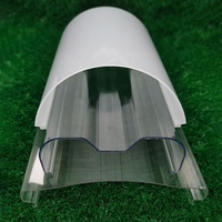 Abat-jour en tube plastique transparent personnalisable en PC, PVC, PMMA pour lampe LED, couvercle de lumière, fabrication directe OEM/ODM