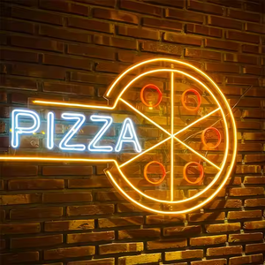 Nhà hàng thanh Neon dấu hiệu điều khiển từ xa bánh <span class=keywords><strong>pizza</strong></span> Burger trang trí dấu hiệu cho các tòa nhà cửa hàng đám cưới - Product Image 1