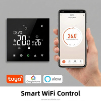 Control de Calefacción Inteligente WiFi con Termostato Digital Programable de 7 Días