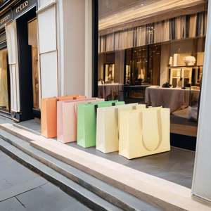 Bolsa de Papel Kraft con Logotipo Personalizado para Ropa, Calzado, Exposiciones o Regalos, con Impresión y Laminación Disponibles - Product Image 4