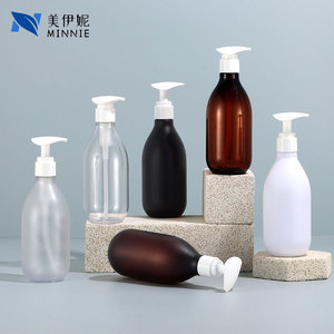 Minnie 300ml Round Shoulder Pet <b>Pump</b> <b>Bottle</b> Lotion <b>Pump</b> For Shampoo And Hand Soap - Product Image 2