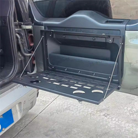 Mesa plegable de portón trasero de aleación de aluminio con diseño plomado JP16 ODM para Land Rover Defender 2020 + plataforma multifuncional para portón trasero