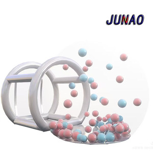قبة شفافة من البلاستيك PVC على شكل فقاعة للحفلات والفعاليات للأطفال، سهلة التركيب، ماركة JUNAO، ضمان لمدة 12 شهرًا، تتسع لـ 4-6 أشخاص - Product Image 6