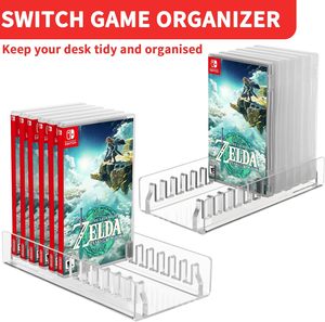 12 hộp chuyển đổi trò chơi hiển thị chủ <span class=keywords><strong>Acrylic</strong></span> trò chơi lưu trữ tổ chức đứng tương thích với Nintendo chuyển đổi Trò chơi thẻ trường hợp - Product Image 4