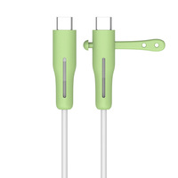 Accesorio de cableado de teléfono Cargador Protector de cable para iPhone iPad Espiral Silicona USB Extremos de cable Marcadores Cubiertas
