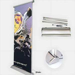 Cheap Price Roll-Up Banner Stand 80x200cm Roll up Publicidad Aluminum Roll up Stand Advertising - Product Image 4