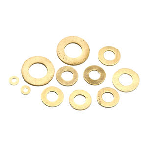 Messing Benzin Power <span class=keywords><strong>Washer</strong></span> Pump Schraub kappen mit Hochdruck-Schnell kupplung 06 Kleine Messing-Unter leg scheibe mit zwei Löchern - Product Image 2