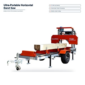 Scierie à bande horizontale ultra-portable pour les propriétaires de fermes et le traitement du bois en DIY - Product Image 1