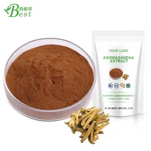 Atacado de extrato de raiz ashwagandha, fornecedor a granel ashwagandha withanolides 3% preço, 10:1 ashwagandha