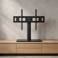 Support TV de table moderne, VESA max 600x400mm, pour écrans de 32 à 65 pouces