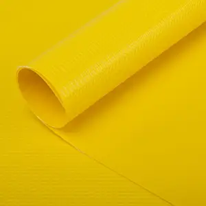 Rouleaux de bâche ignifuges en polyester enduit de vinyle PVC de 2.55m de largeur pour conduits de ventilation flexibles