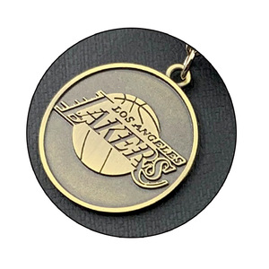 Đội bóng rổ Keychain đồ trang sức kim loại cắt bucks lưới Keychain Mặt dây chuyền vật liệu đồng đa năng điện thoại Mặt dây chuyền - Product Image 6