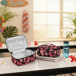 Wholesale Custom Puakenikeni Kalo Print Aluminum Foil <b>Small</b> Lunch <b>Box</b> Insulated Thermal Bento <b>Cooler</b> Lunch Bags for Kids Adults - Product Image 6