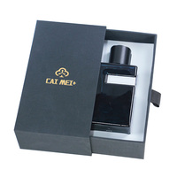 Boîtes en papier rigide sur mesure de luxe avec revêtement UV pour l'emballage de parfums et d'huiles essentielles, boîte cadeau recyclable avec logo