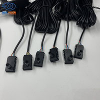 Symphony Led lumières d'ambiance de voiture rvb 4/5/6/8/9/10 bandes acryliques intérieures en une seule pièce, Guide fluide Fiber optique