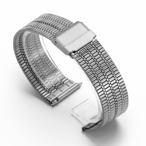 Bracelet de montre en acier inoxydable à écailles de poisson 20mm 22mm, attache rapide, fermoir double poussoir, bracelet de remplacement, finition polie - Product Image 2