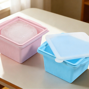 Contenants de stockage alimentaire en silicone pour congélateur, à compartiments simples/doubles/quadruples avec couvercles, sans BPA, compatibles congélateur et lave-vaisselle - Product Image 1