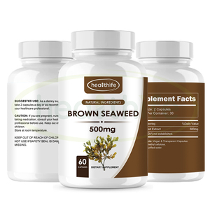 Suplemento Healthife Extracto de algas marrones CAS 9072-19-9 Extracto de algas marrones <span class=keywords><strong>Fucoidan</strong></span> Cápsula - Product Image 1