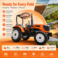 Tracteur agricole FULCORE économique avec cabine optionnelle, polyvalent pour petites et moyennes exploitations