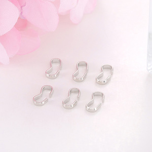 W-Shaped Clasp <b>Metal</b> Jewelry Findings For Necklace <b>Bracelet</b> Pendant DIY Accessories Gold Silver Rose Gold Plated - Product Image 4